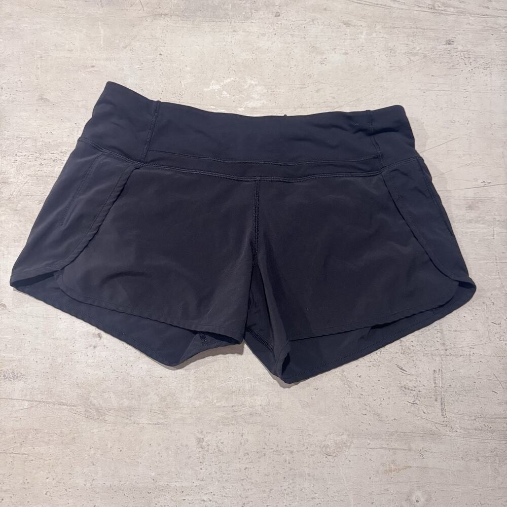 Lululemon Run Times Short II 2.5” Black | SIZE 6 Running Shorts - Picture 4 of 10